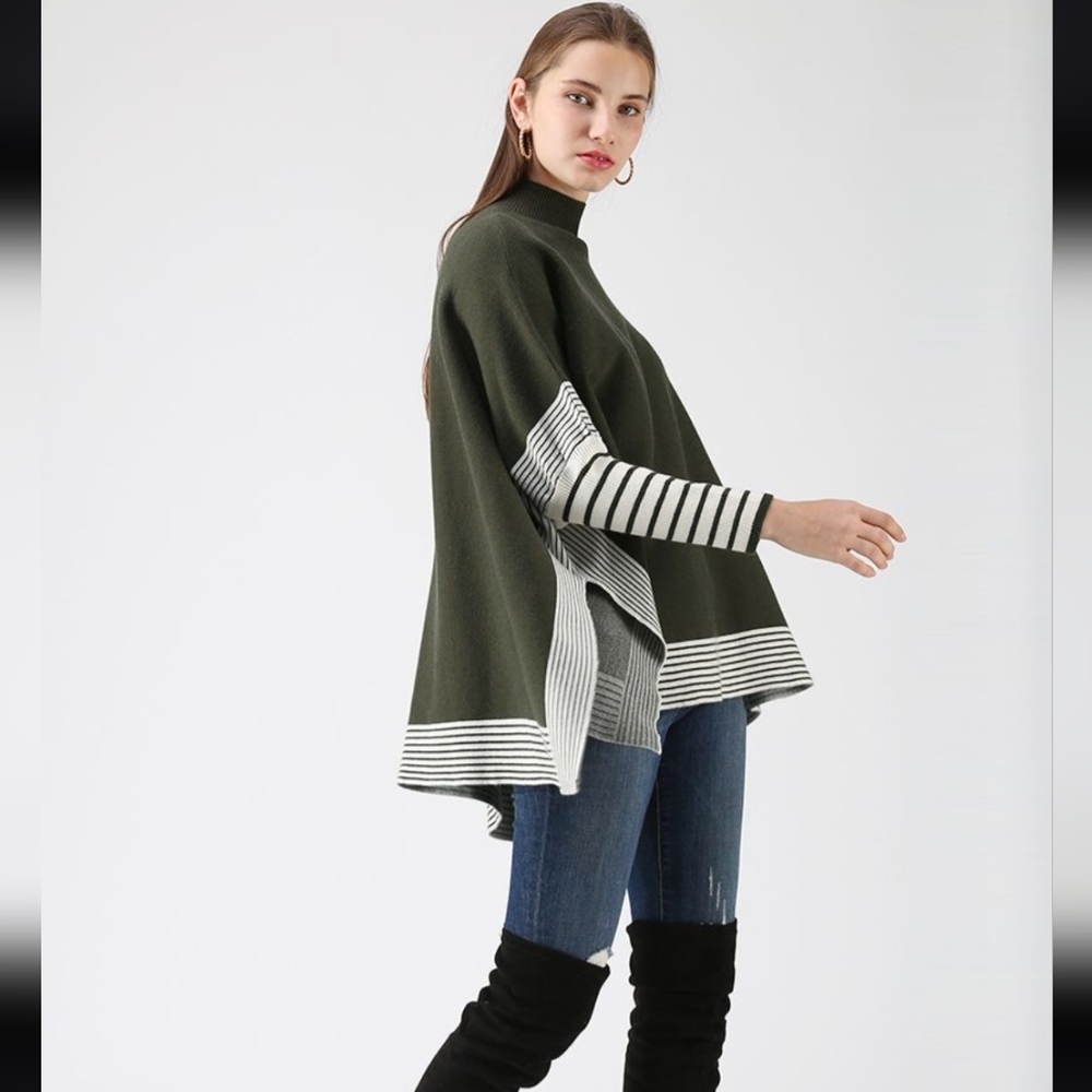 2/$40 ✨Chicwish Knit Cape Sweater